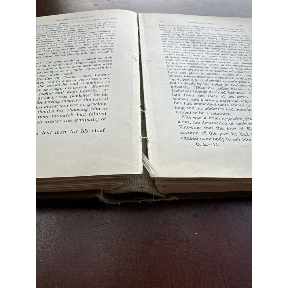 Antique YOUNG FOLKS' HISTORY OF THE QUEENS OF ENGLAND Vol. I Book 1895 Pictures